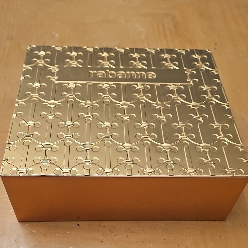 Rabanne Gold Embossed Box